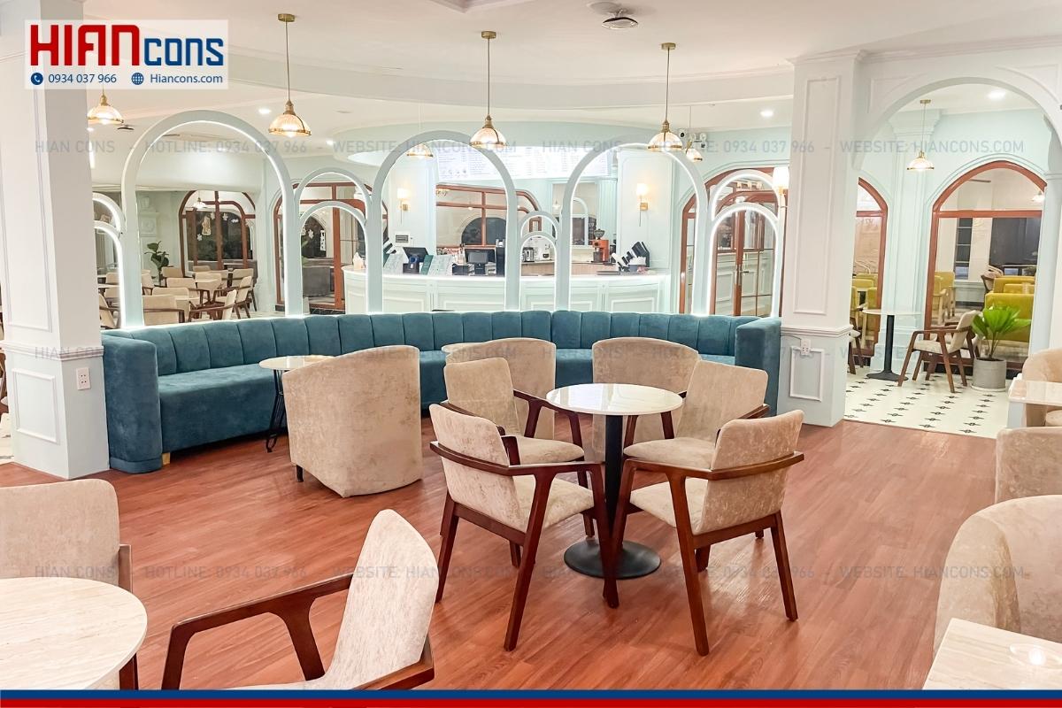 Thi công quán cafe cổ điển Pha Kê Coffee House
