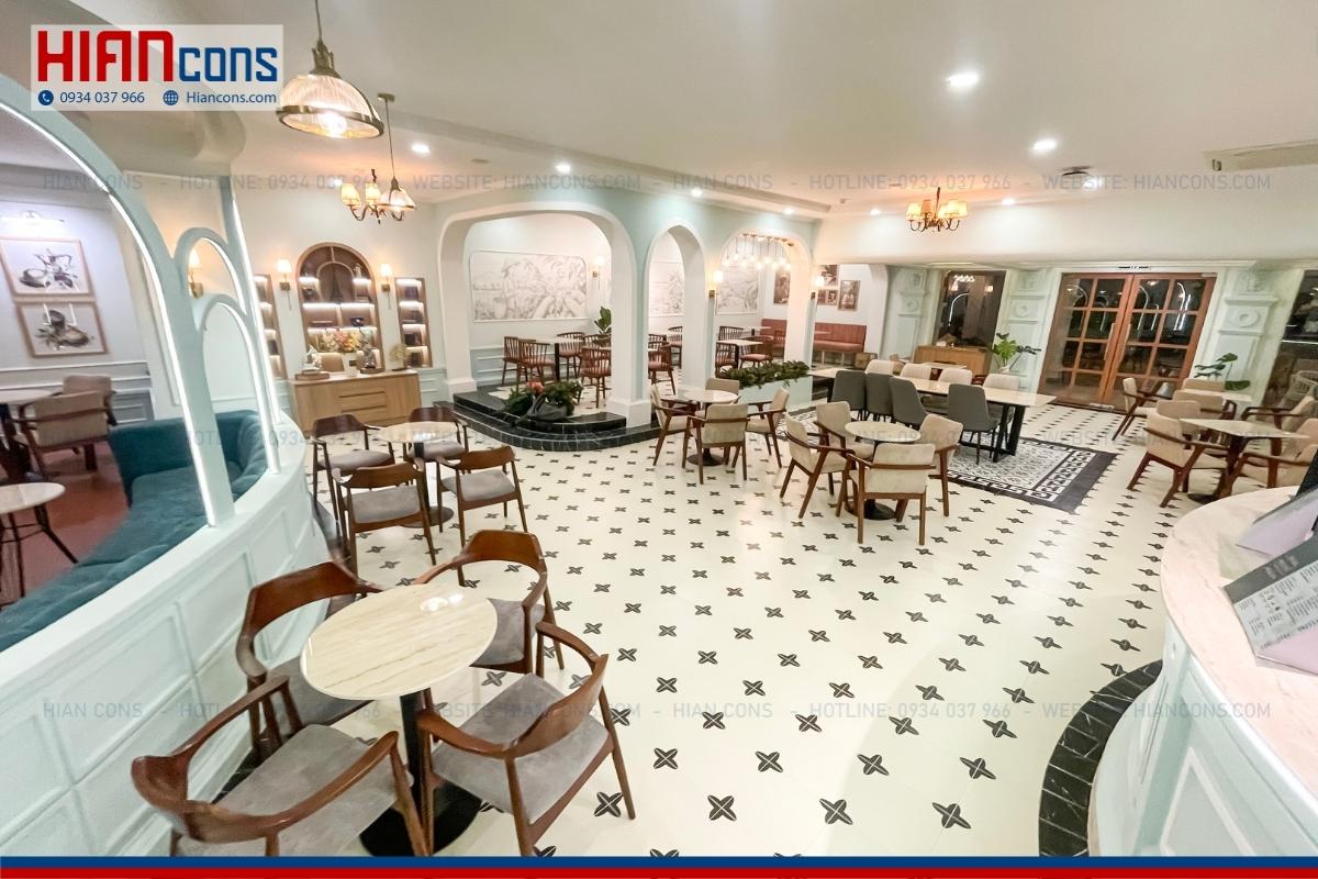 Thi công quán cafe cổ điển Pha Kê Coffee House