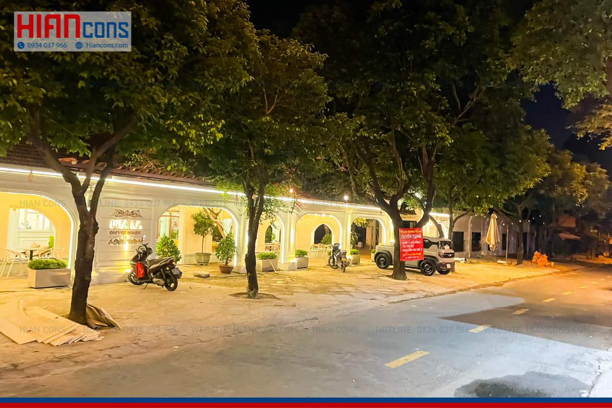 Thi công quán cafe cổ điển Pha Kê Coffee House