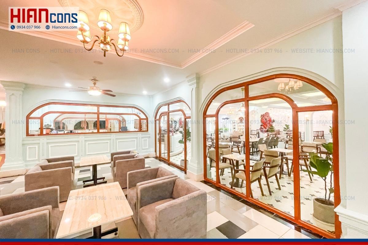 Thi công quán cafe cổ điển Pha Kê Coffee House