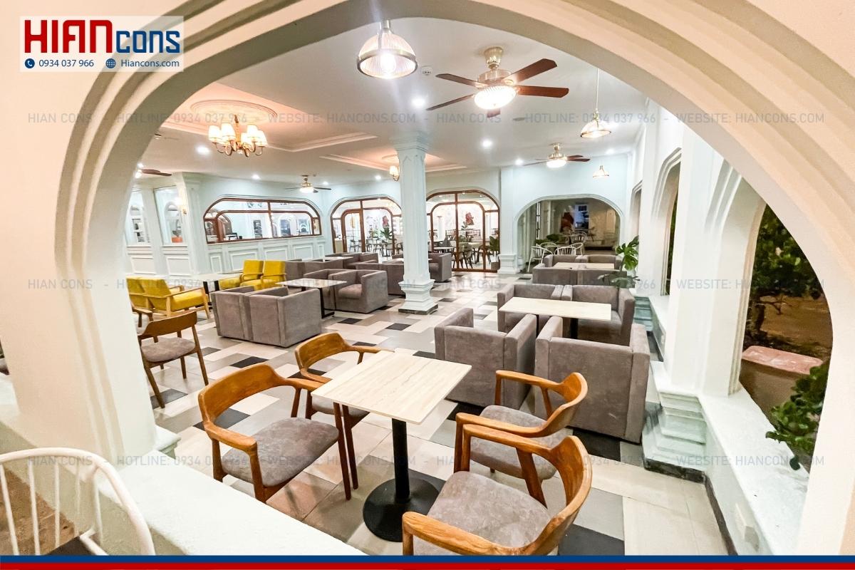 Thi công quán cafe cổ điển Pha Kê Coffee House