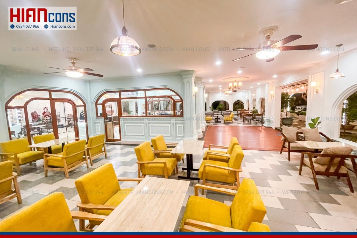 Thi công quán cafe cổ điển Pha Kê Coffee House