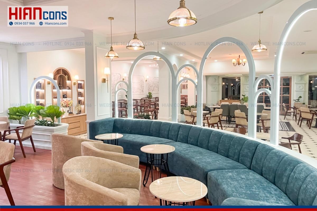 Thi công quán cafe cổ điển Pha Kê Coffee House