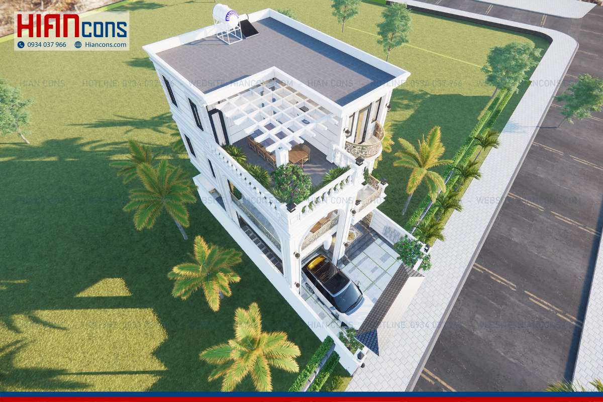 Thiết kế nhà phố Tân Cổ Điển