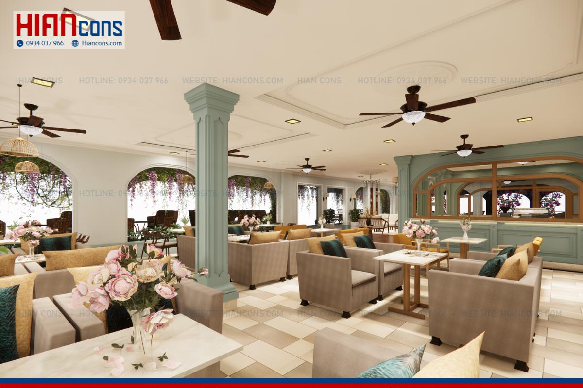 Thiết kế quán cafe cổ điển Pha Kê Coffee House