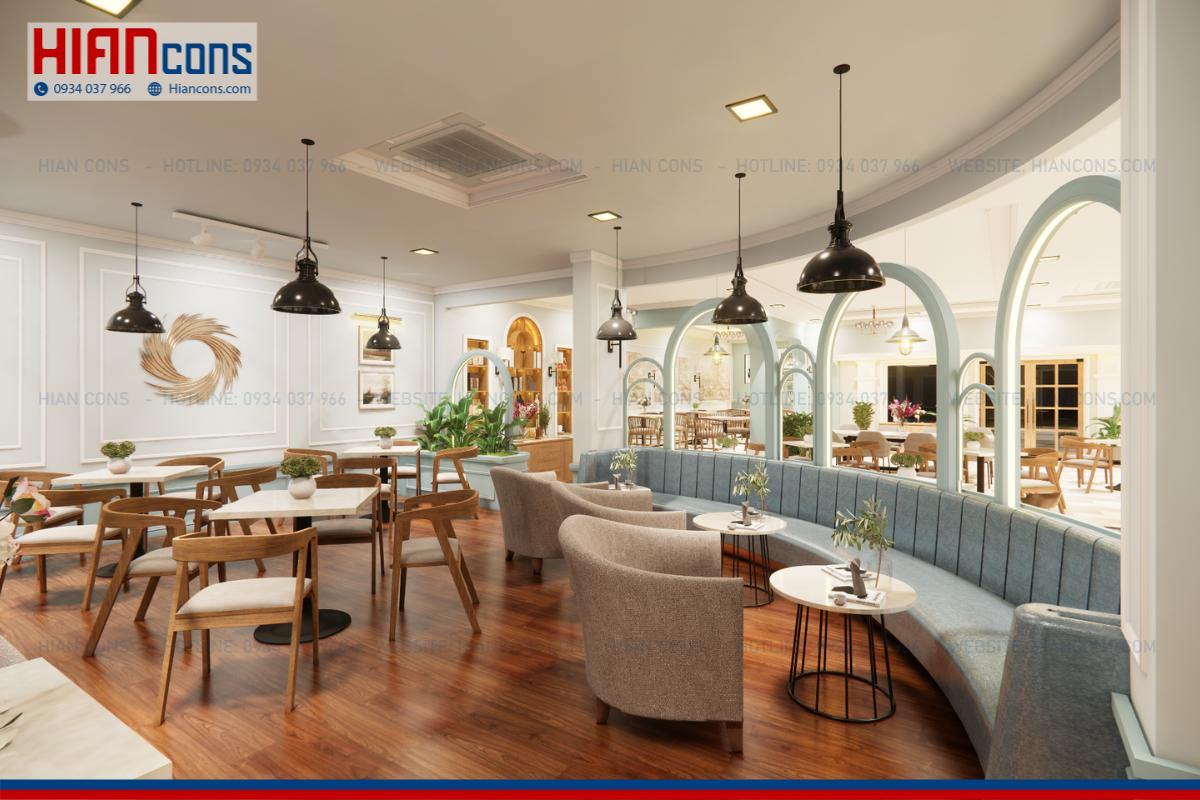 Thiết kế quán cafe cổ điển Pha Kê Coffee House