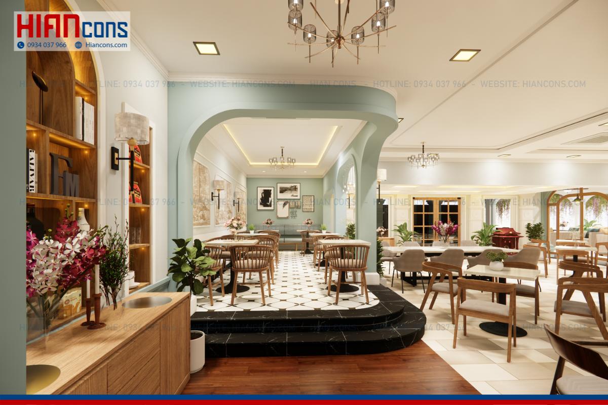 Thiết kế quán cafe cổ điển Pha Kê Coffee House
