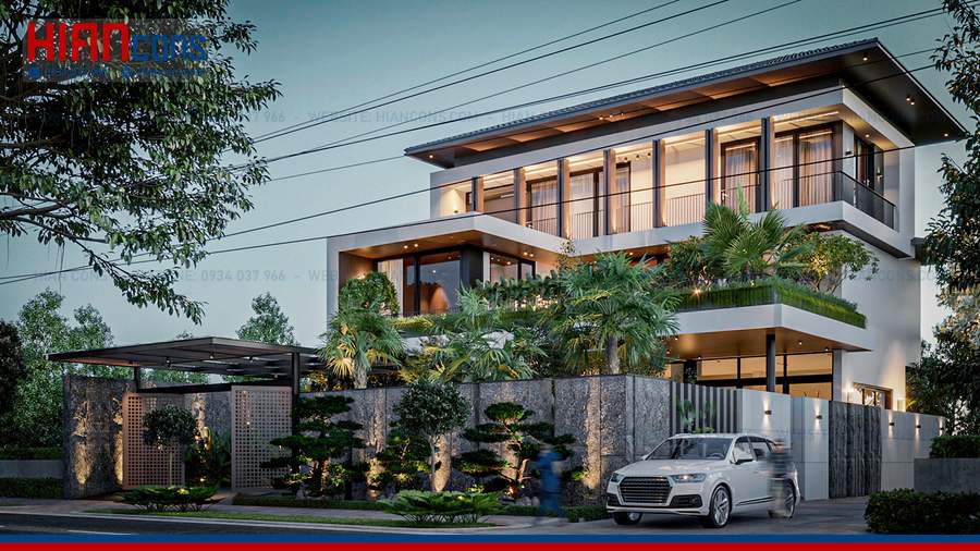 Thiết Kế Biệt Thự Cổ Điển 2 Tầng