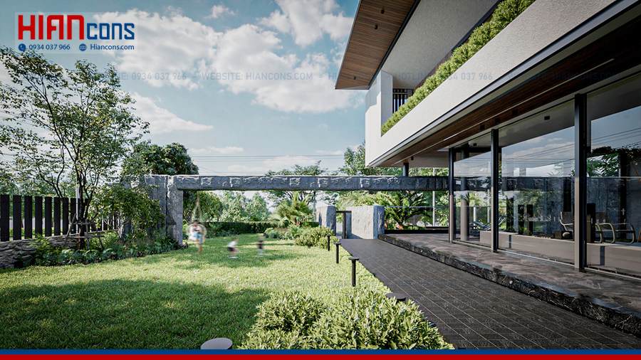 Thi Công Biệt Thự Cổ Điển 2 Tầng