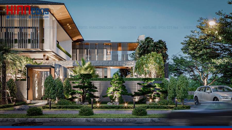 Thi Công Biệt Thự Cổ Điển 2 Tầng
