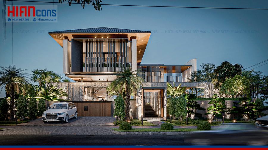 Thiết Kế Biệt Thự Cổ Điển 3 Tầng