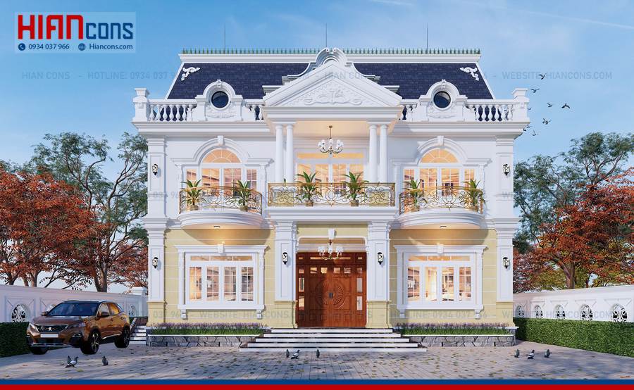 Báo Giá Biệt Thự Cổ Điển 3 Tầng