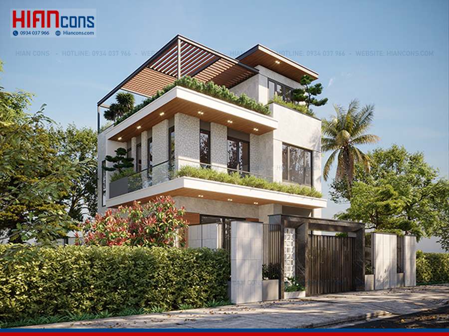 Thiết Kế Biệt Thự Cổ Điển Mái Thái