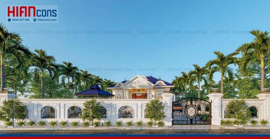 Thiết Kế Biệt Thự Cổ Điển Mái Thái