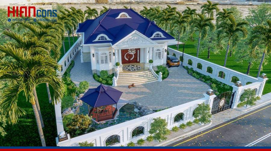 Thiết Kế Biệt Thự Cổ Điển Mái Thái