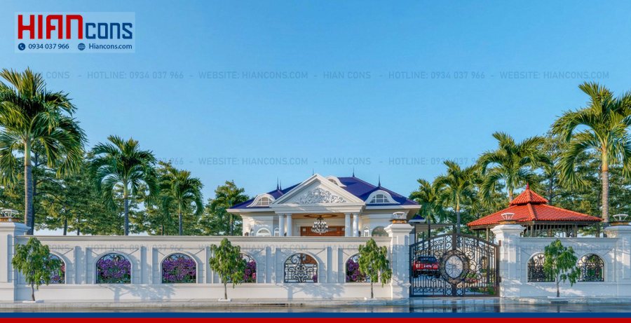 Thiết Kế Biệt Thự Cổ Điển Mái Thái