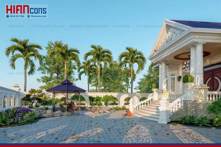 Thiết Kế Biệt Thự Cổ Điển Mái Thái