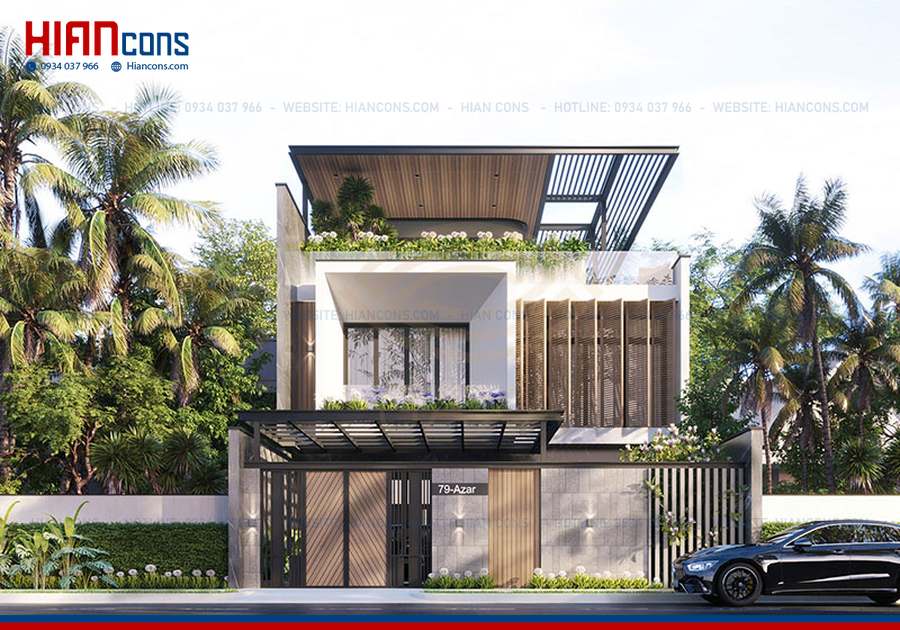 Thiết Kế Biệt Thự Cổ Điển Mái Nhật