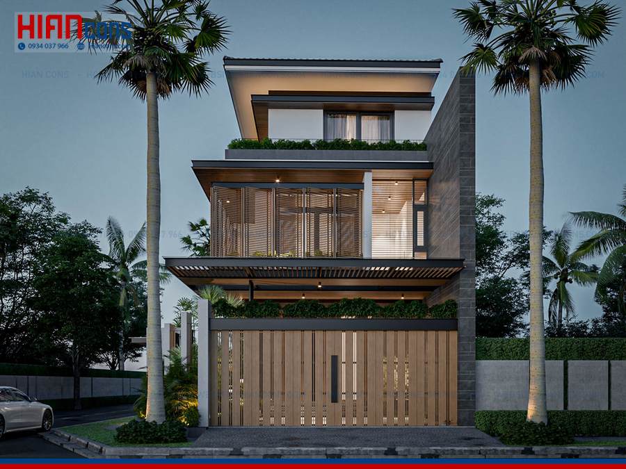 Thiết Kế Biệt Thự Cổ Điển Mansard
