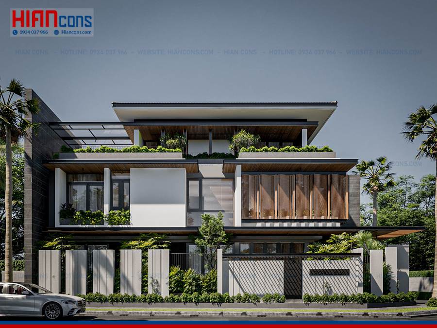 Thiết Kế Biệt Thự Cổ Điển Mansard