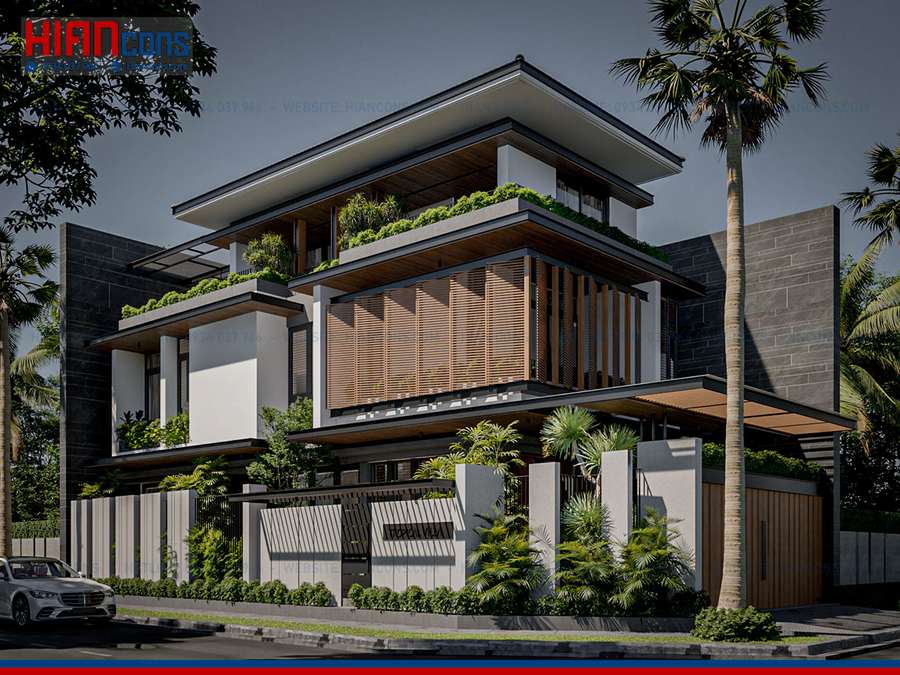 Thiết Kế Biệt Thự Cổ Điển Mansard