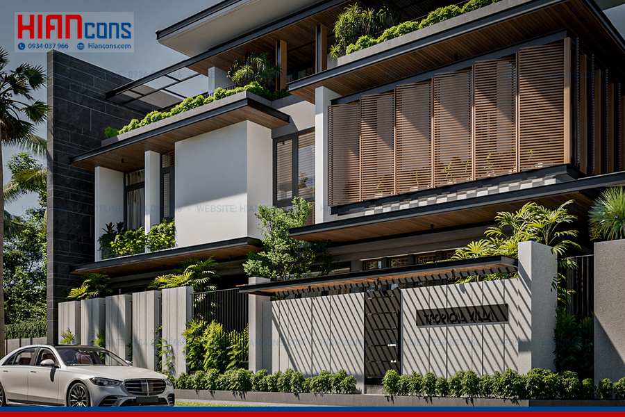 Thiết Kế Biệt Thự Cổ Điển Mansard