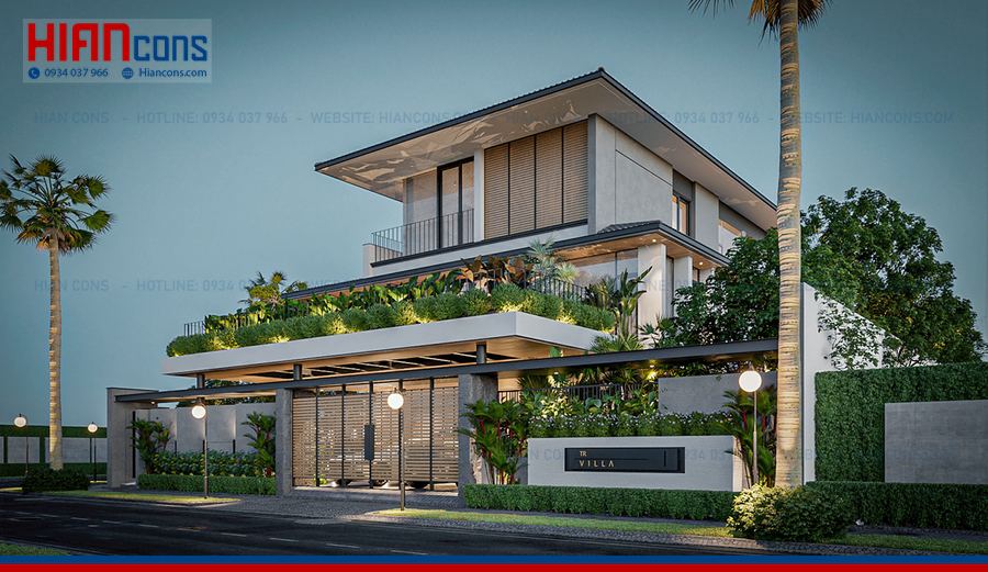 Thi Công Biệt Thự Cổ Điển Mansard