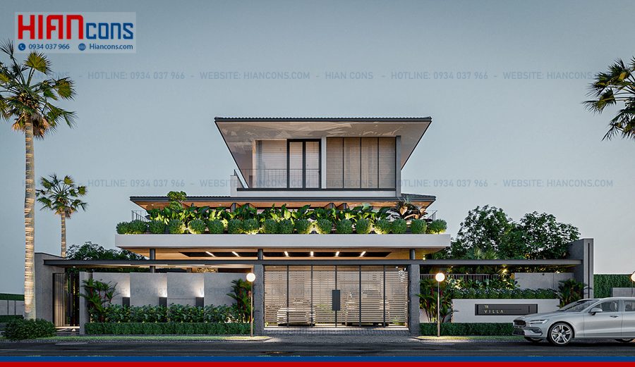 Thi Công Biệt Thự Cổ Điển Mansard