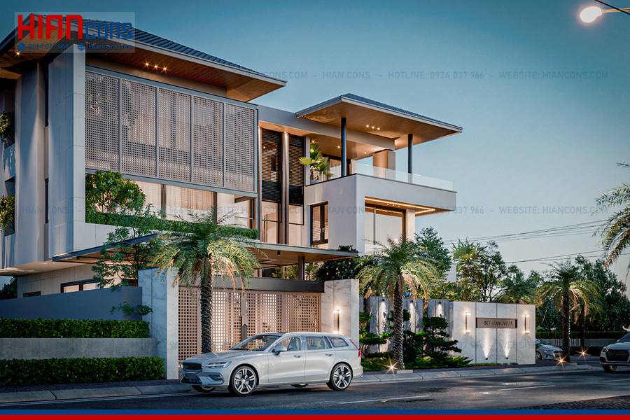 Thi Công Biệt Thự Cổ Điển Sân Vườn