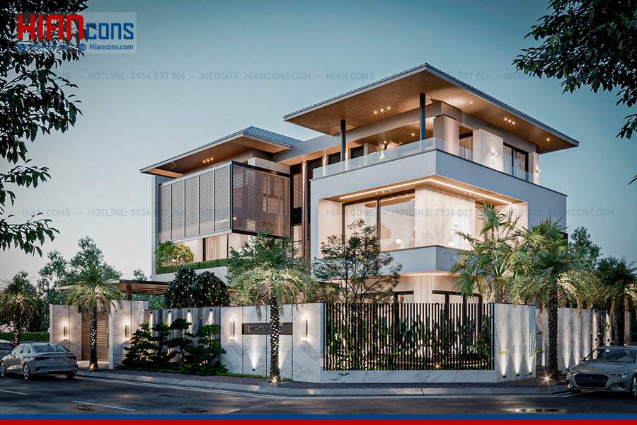 Thi Công Biệt Thự Cổ Điển Sân Vườn