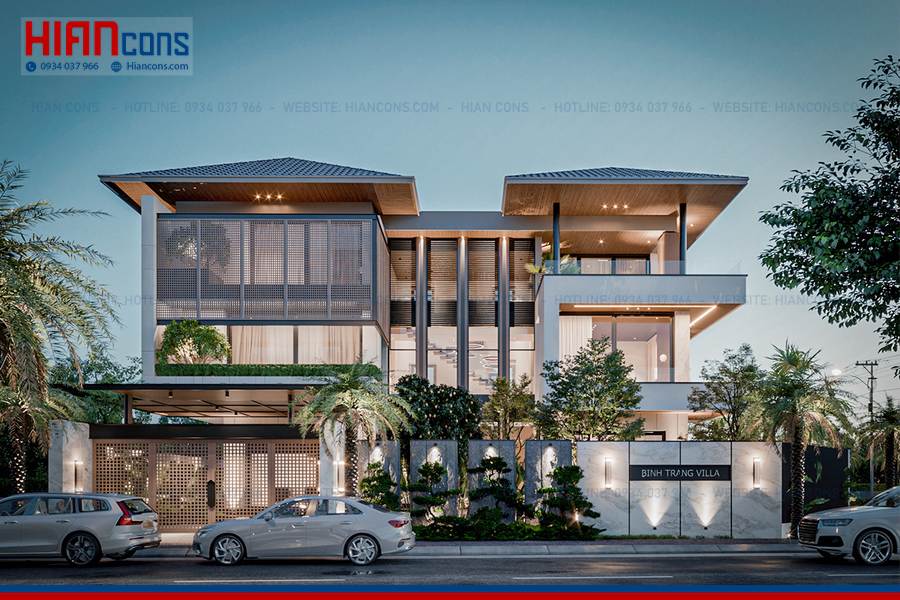 Thi Công Biệt Thự Cổ Điển Sân Vườn