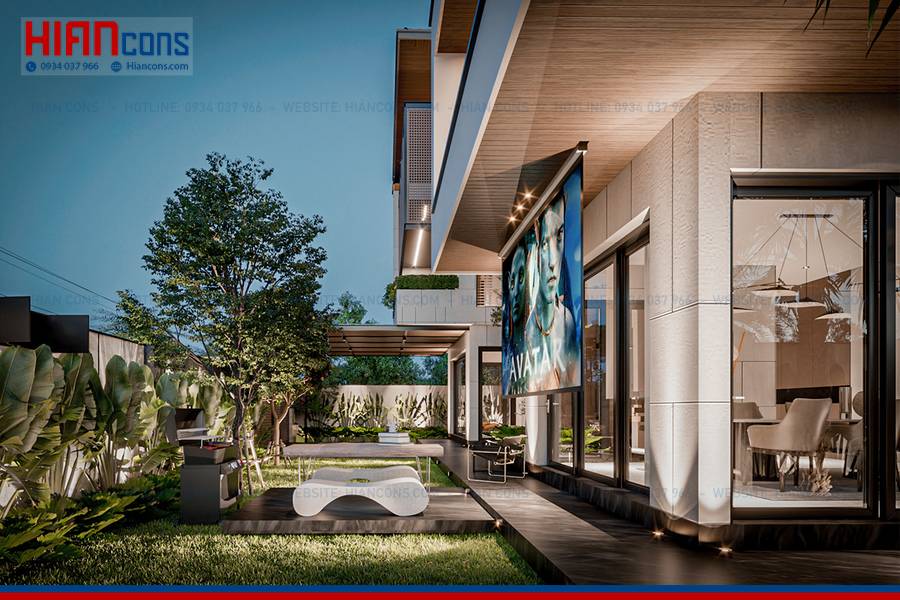 Thi Công Biệt Thự Cổ Điển Sân Vườn