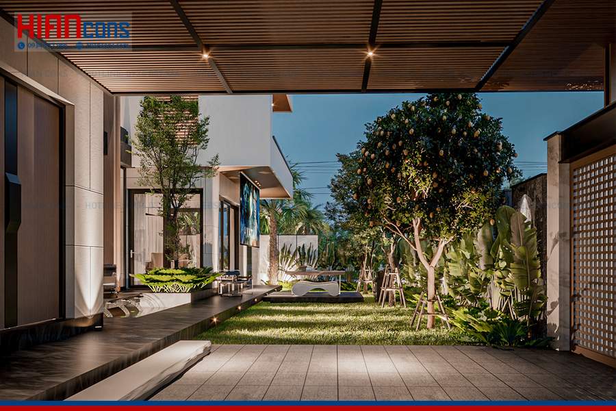 Thi Công Biệt Thự Cổ Điển Sân Vườn