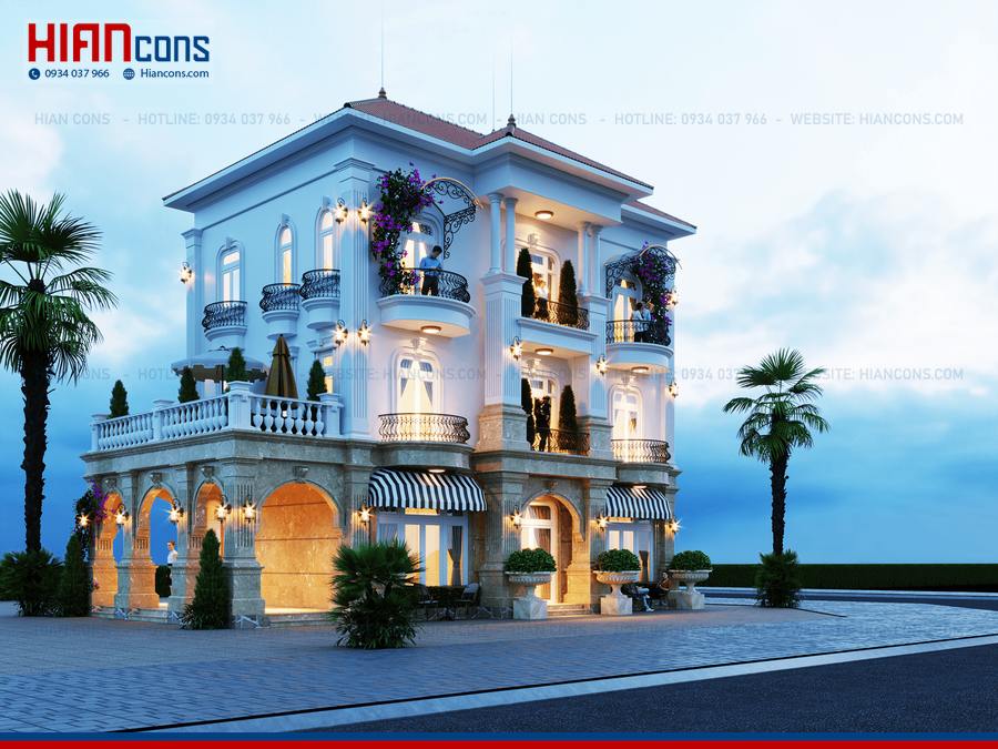 Thiết Kế Thi Công Biệt Thự Cổ Điển