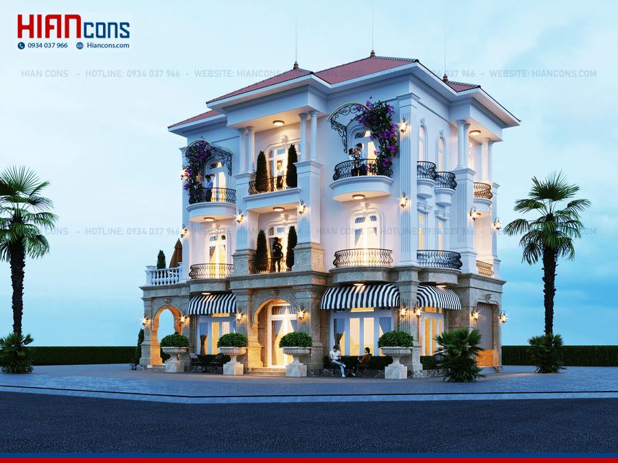 Thiết Kế Thi Công Biệt Thự Cổ Điển