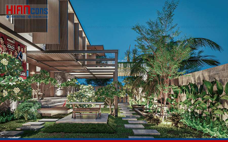 Biệt Thự Cổ Điển Sân Vườn 300m2
