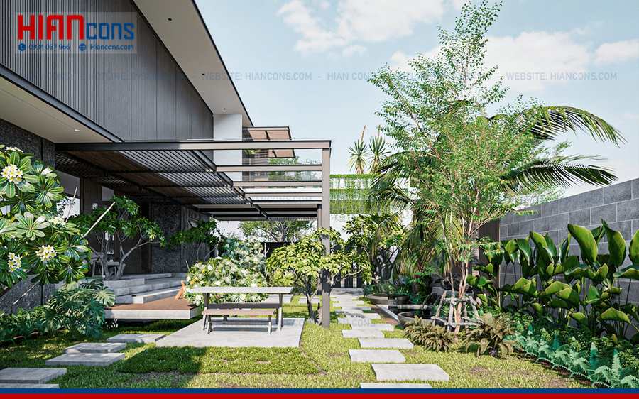 Biệt Thự Cổ Điển Sân Vườn 300m2