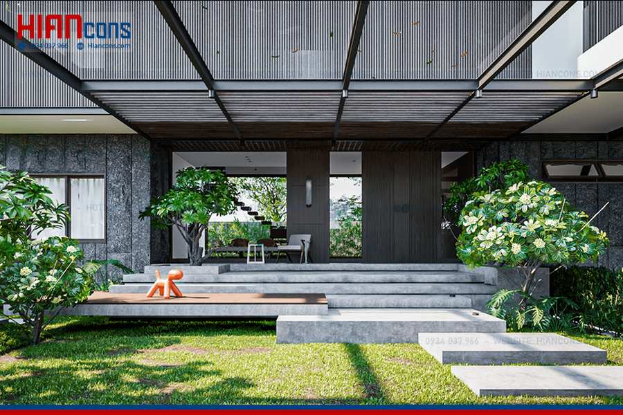 Biệt Thự Cổ Điển Sân Vườn 300m2