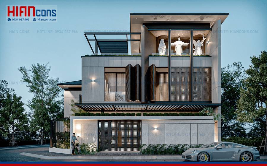 Thiết Kế Nội Thất Biệt Thự Cổ Điển 280m2