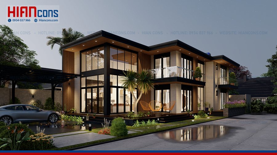 Thiết Kế Nhà Cổ Điển Sang Trọng