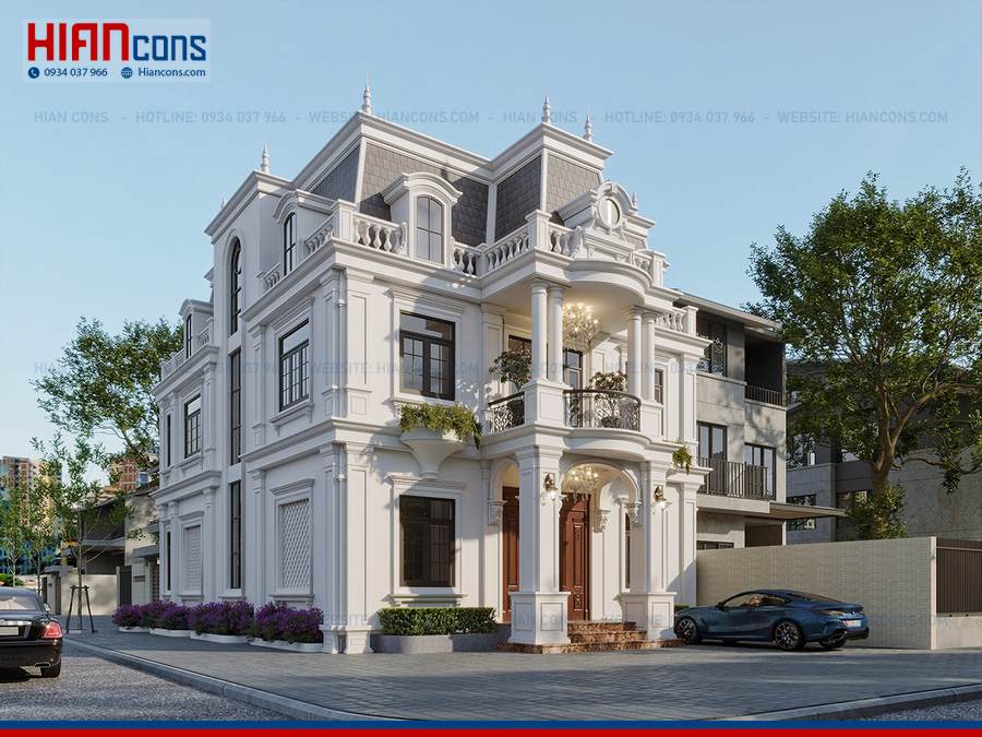 Xây Biệt Thự Cổ Điển Đúng Chuẩn