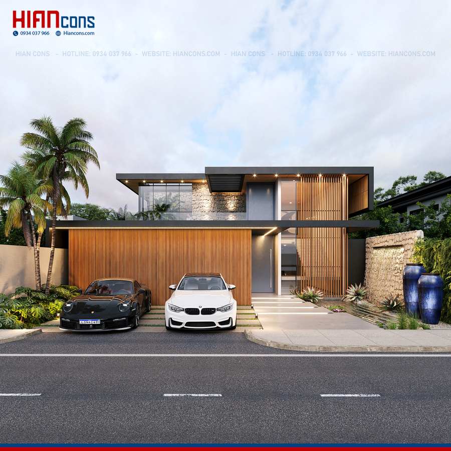 Biệt Thự Hiện Đại Trẻ Trung