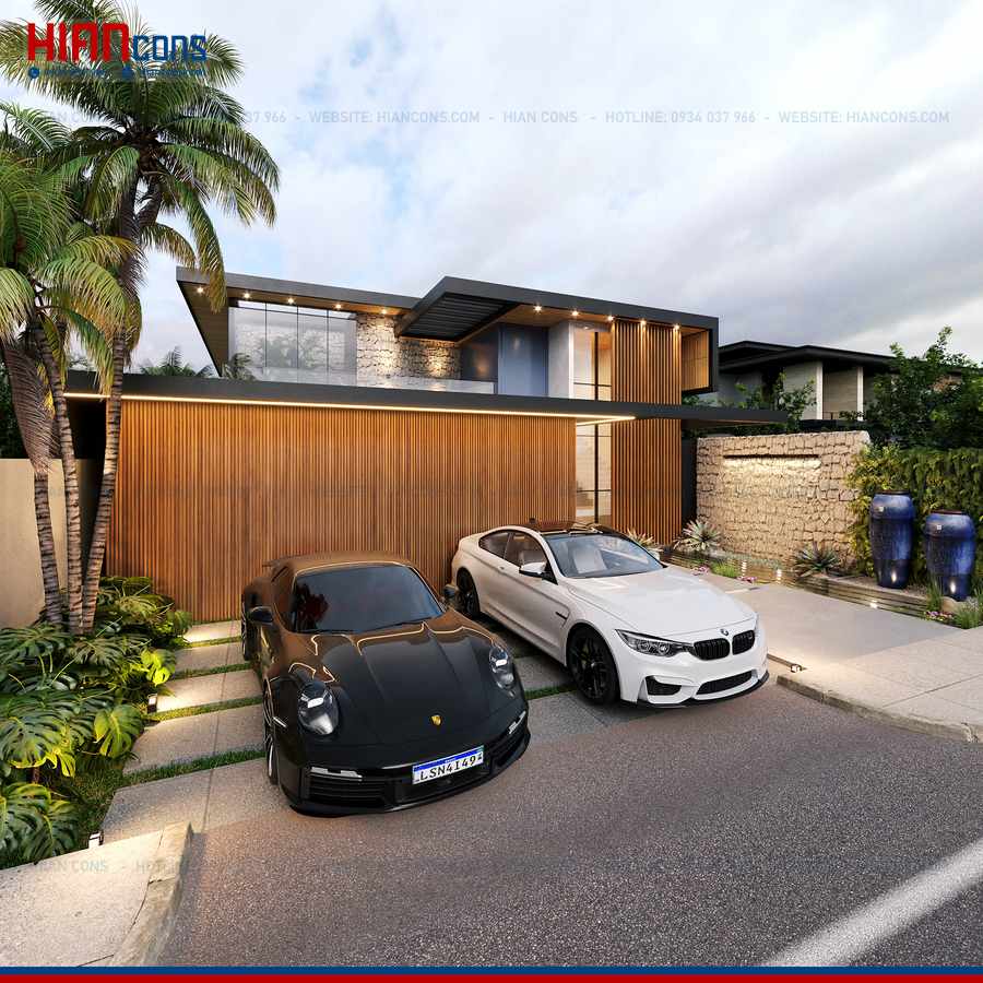 Biệt Thự Hiện Đại Trẻ Trung