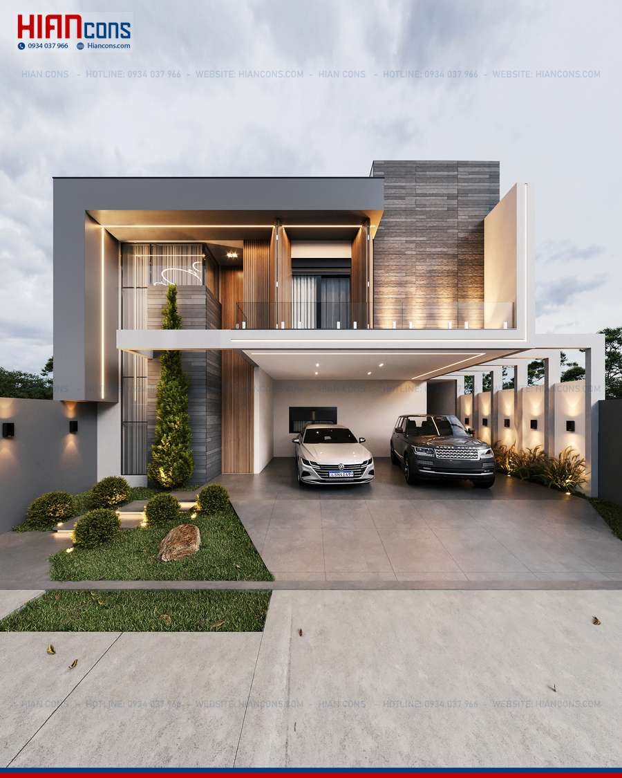 Thiết Kế Biệt Thự Hiện Đại Tối Giản