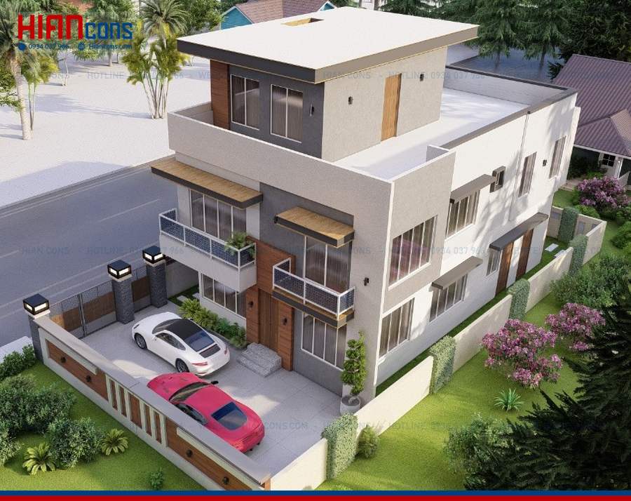 Thiết Kế Biệt Thự Hiện Đại Trẻ Trung