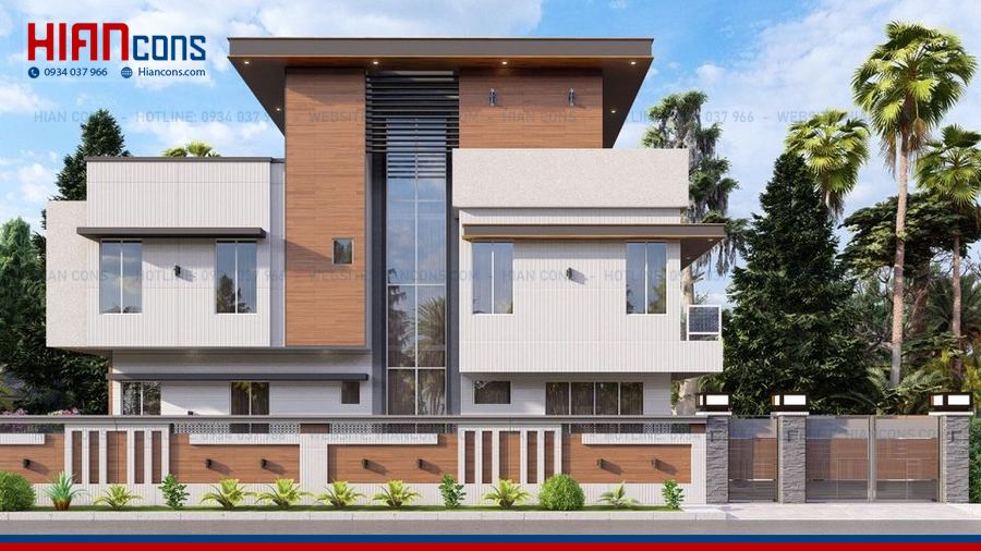 Thiết Kế Biệt Thự Hiện Đại Trẻ Trung