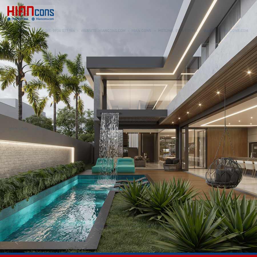 Thi Công Biệt Thự Hiện Đại Sang Trọng