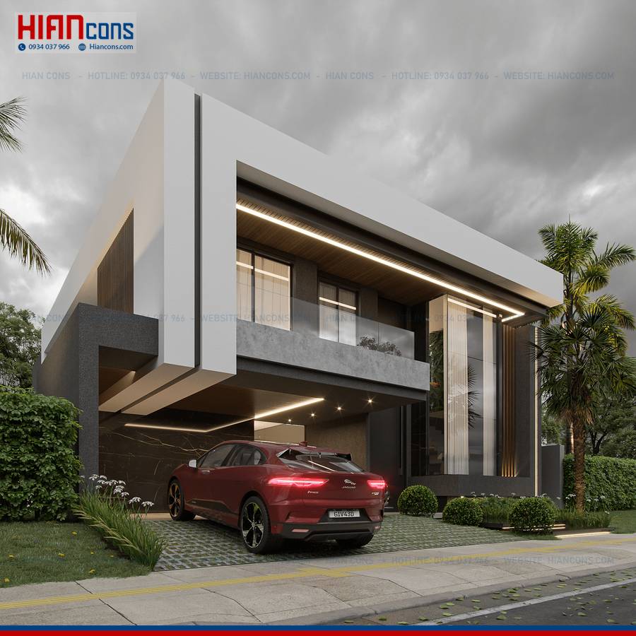 Thi Công Biệt Thự Hiện Đại Sang Trọng