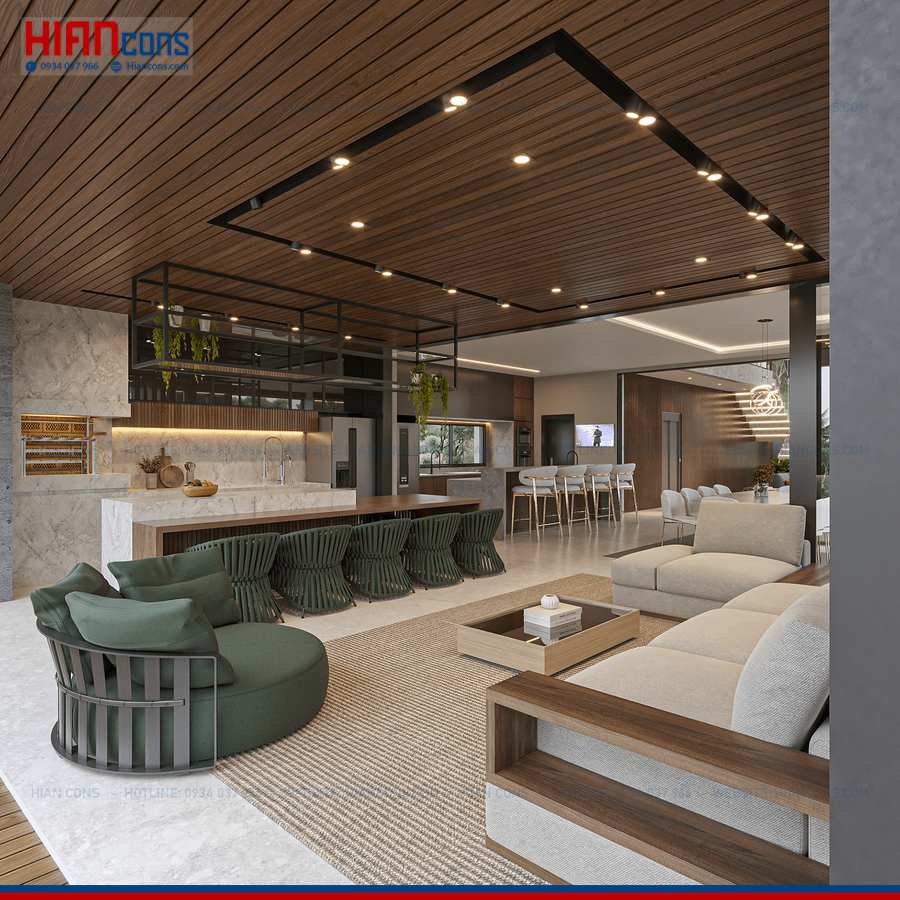 Thi Công Biệt Thự Hiện Đại Đẳng Cấp