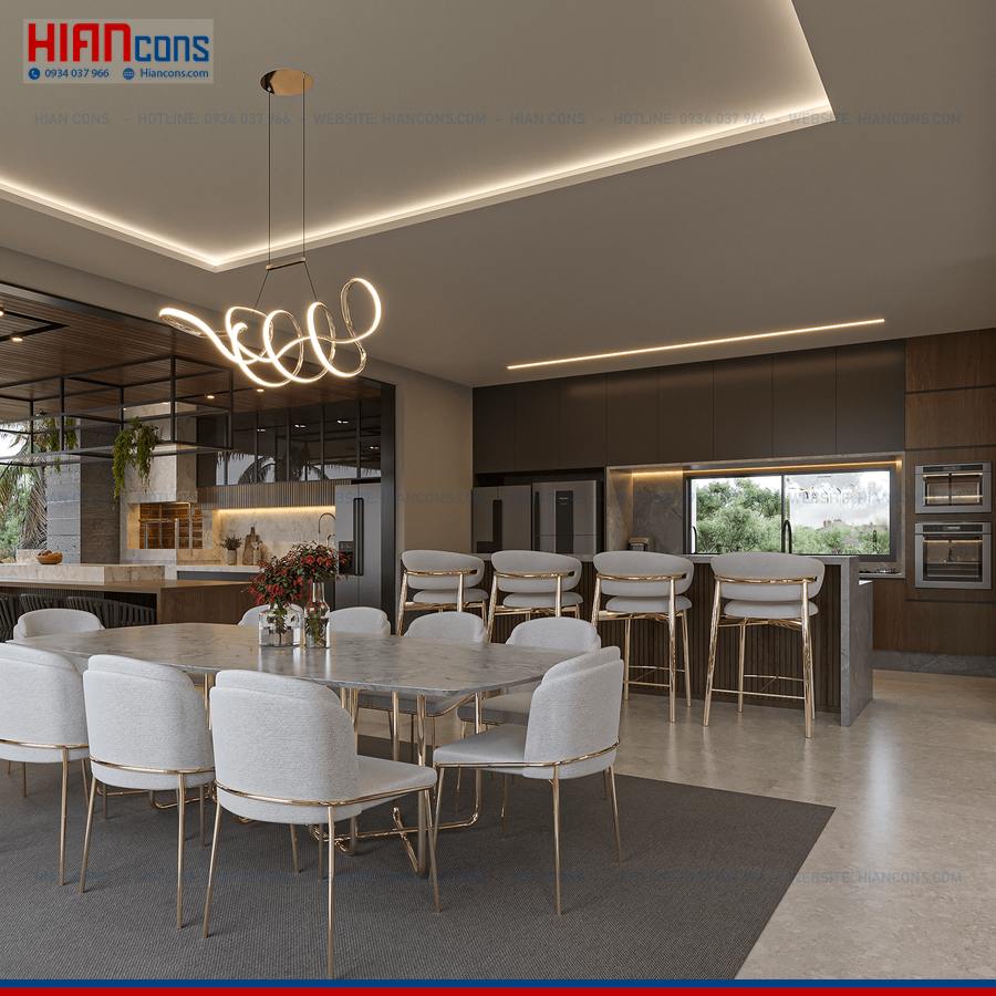 Thi Công Biệt Thự Hiện Đại Đẳng Cấp